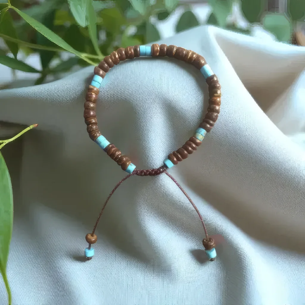 coconut shell bracelet