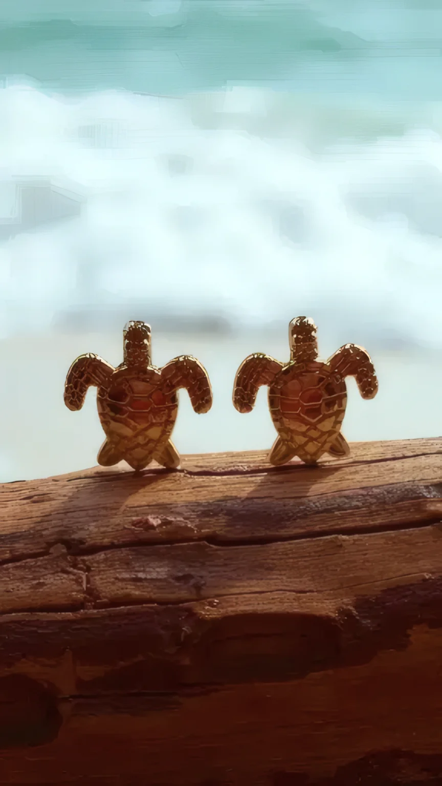Turtle Stud Earring